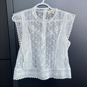Rebellion White Lace Top